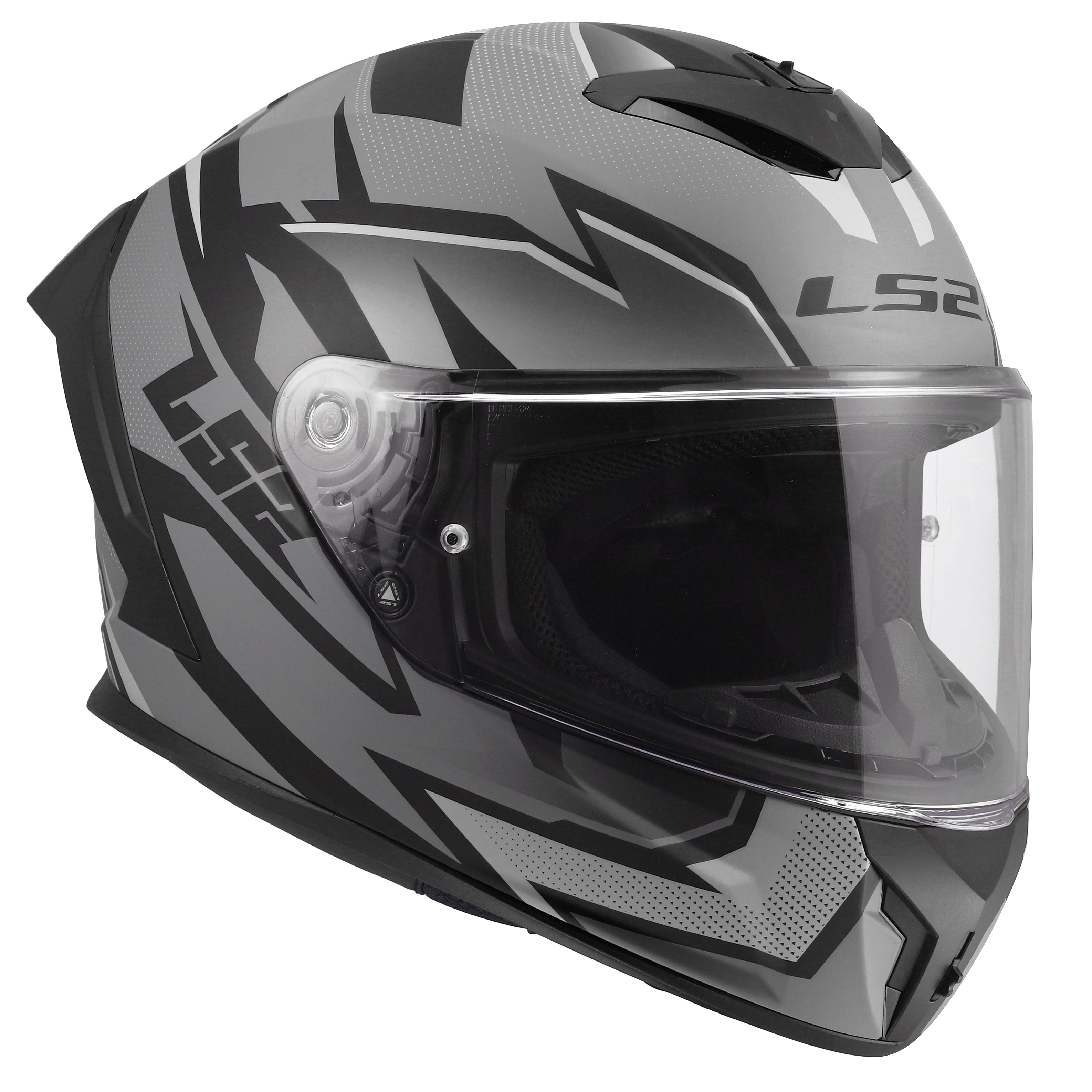 LS2 FF820 RAPID III XTREM BLACK GREY 168201165 (2)